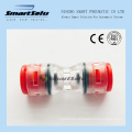 Transparent Couplers and Plugs for Fiber Cables